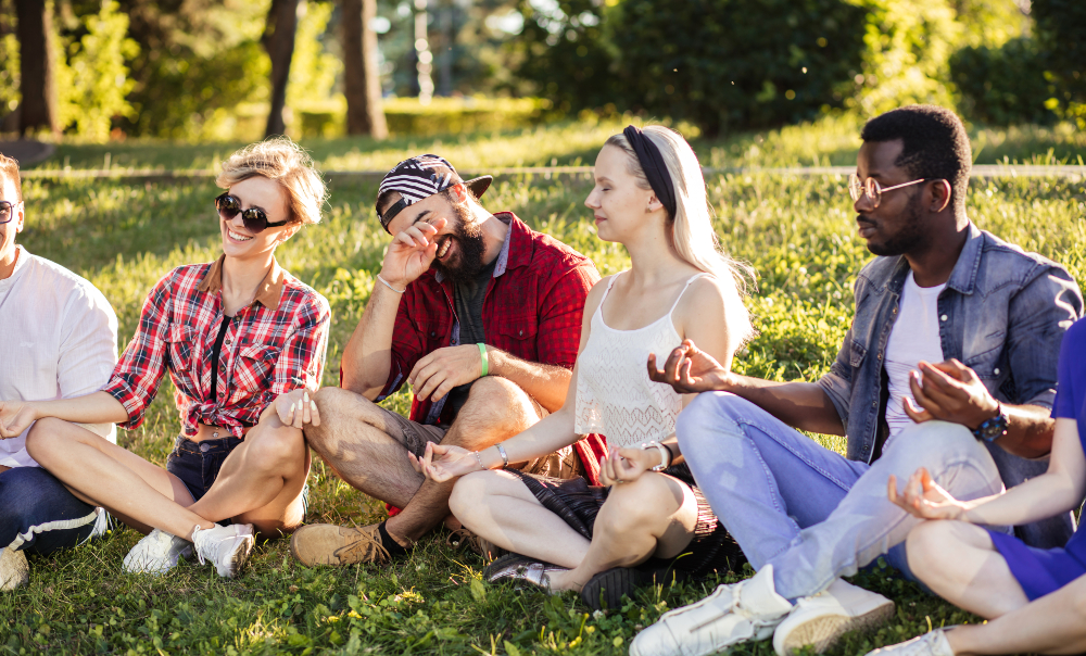A group of clients at Aspen View Mental Health who are in group therapy for Borderline Personality Disorder.