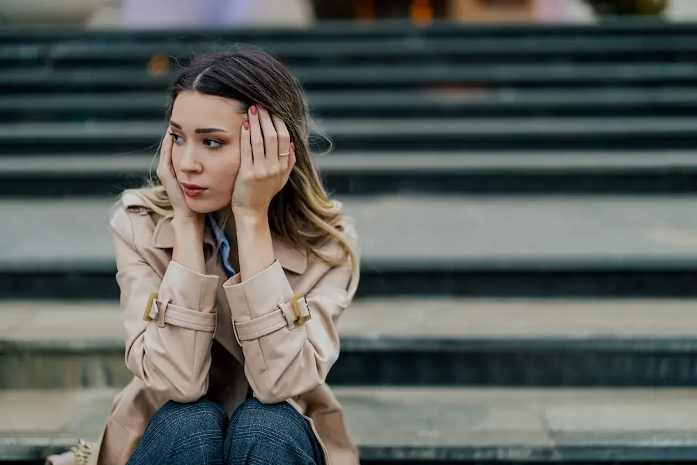 Woman in need of an individual psychotherapy appointment in greeley, colorado.