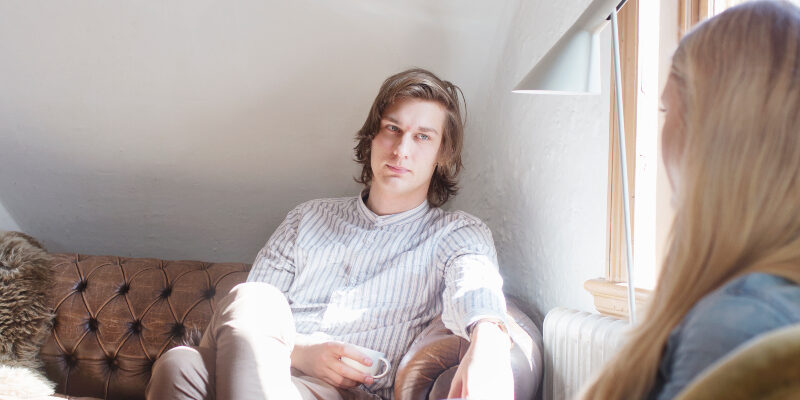 man getting help for self harm relapse in colorado.