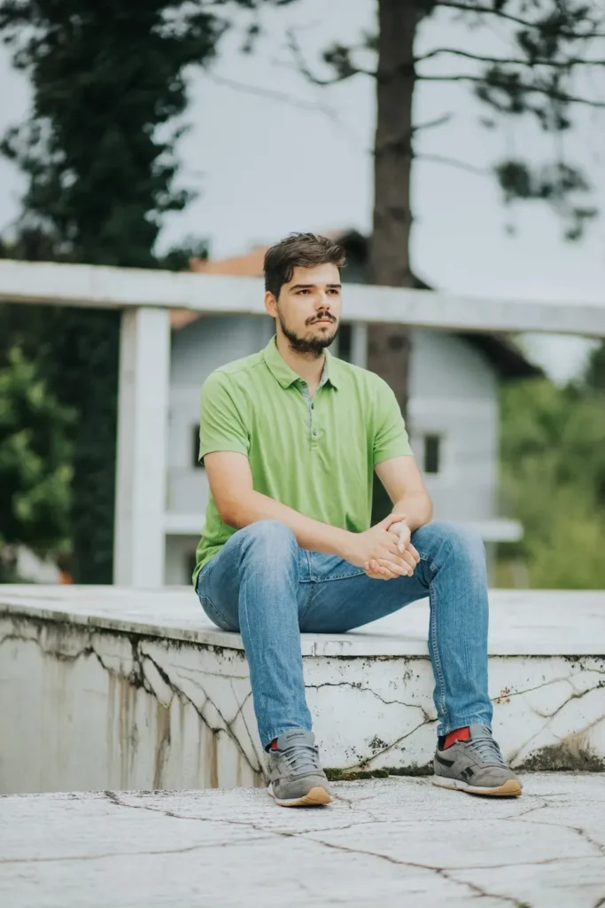 Man in green shirt getting borderline personality disorder treatment at our center in greeley colorado.