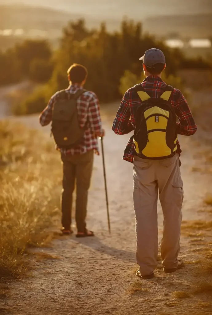 Men hiking in need of Depression Treatment in colorado.