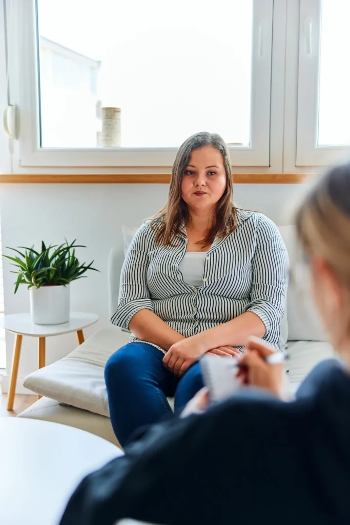 Woman looking for LGBTQ mental health care in colorado