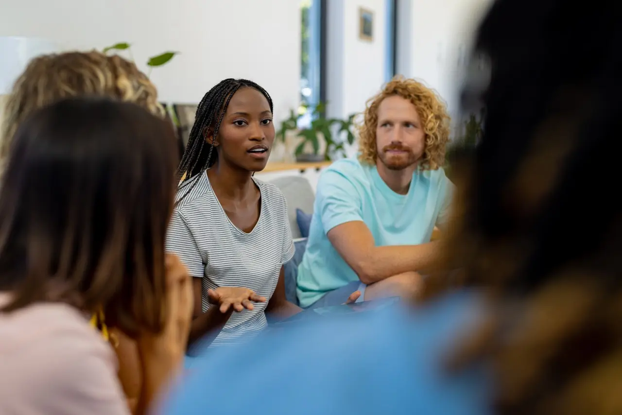 Aspen View Mental Health - group of diverse people sitting on sofa and talkin 2026 03 25 02 49 30 utc Large